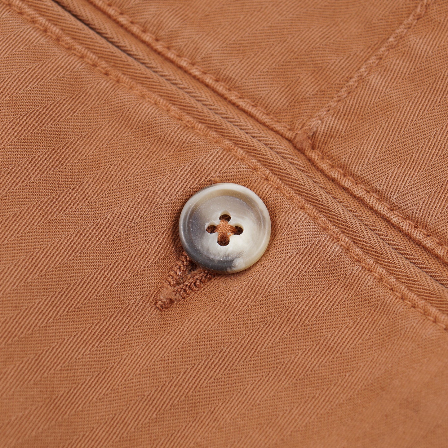 Luigi Borrelli Herringbone Cotton Pants - Top Shelf Apparel