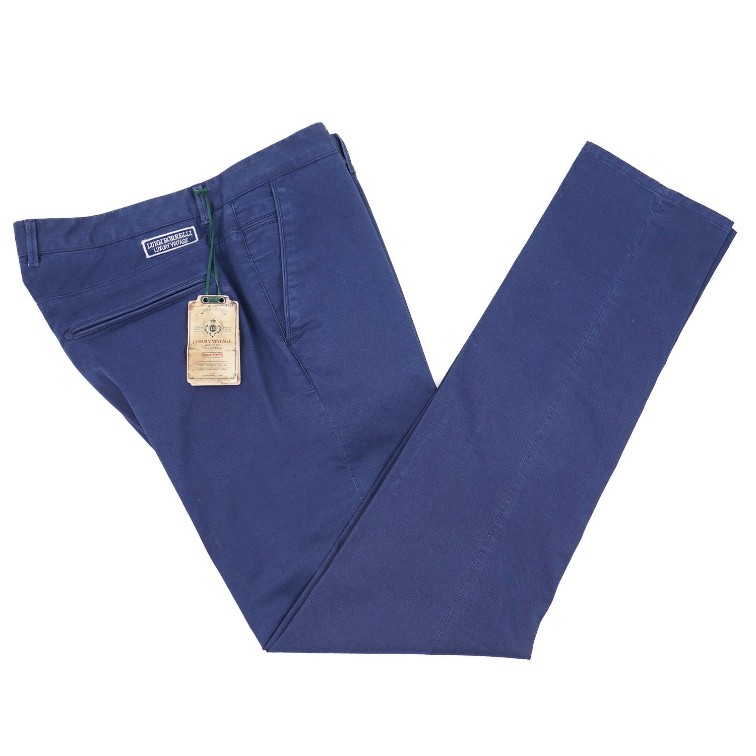 Luigi Borrelli Slim-Fit Cotton Pants - Top Shelf Apparel