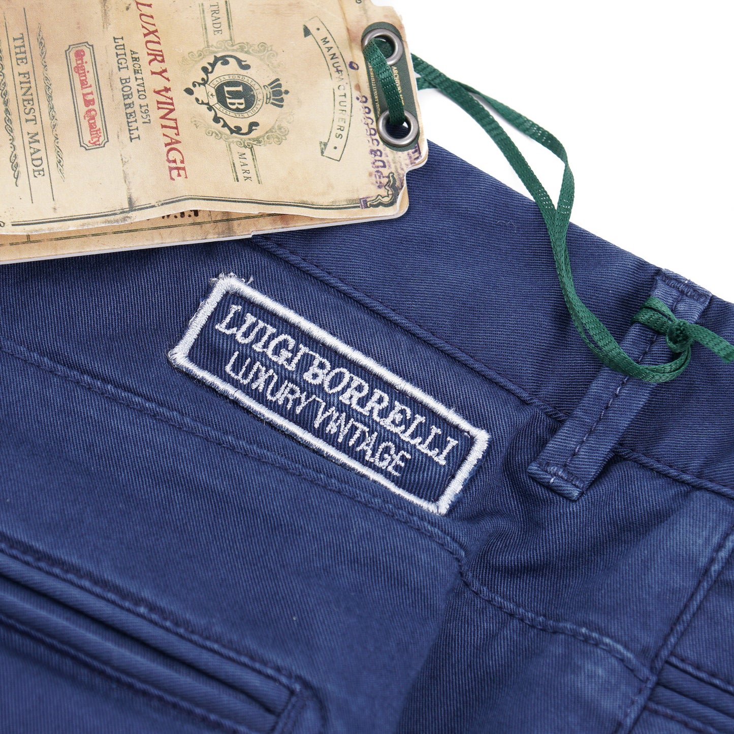 Luigi Borrelli Slim-Fit Cotton Pants - Top Shelf Apparel