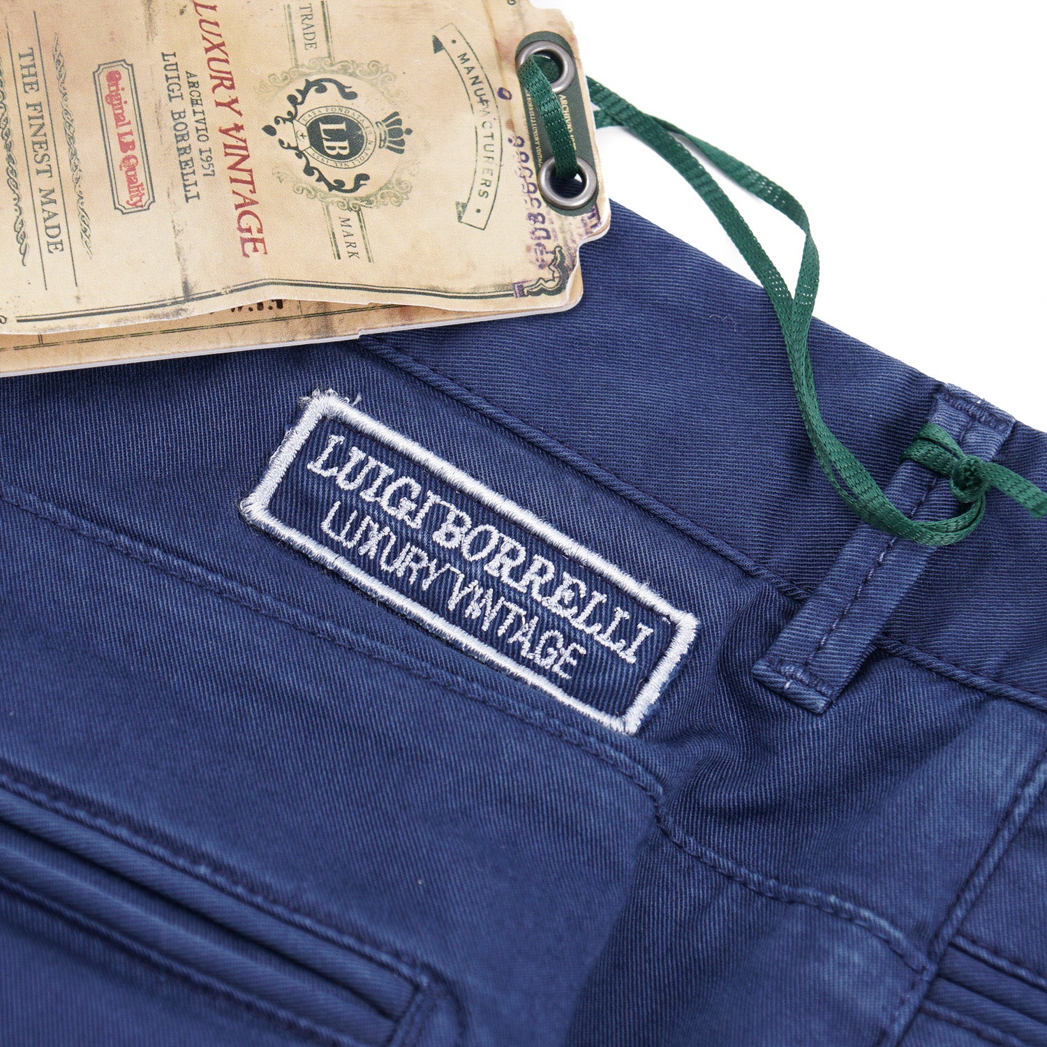 Luigi Borrelli Slim-Fit Cotton Pants - Top Shelf Apparel