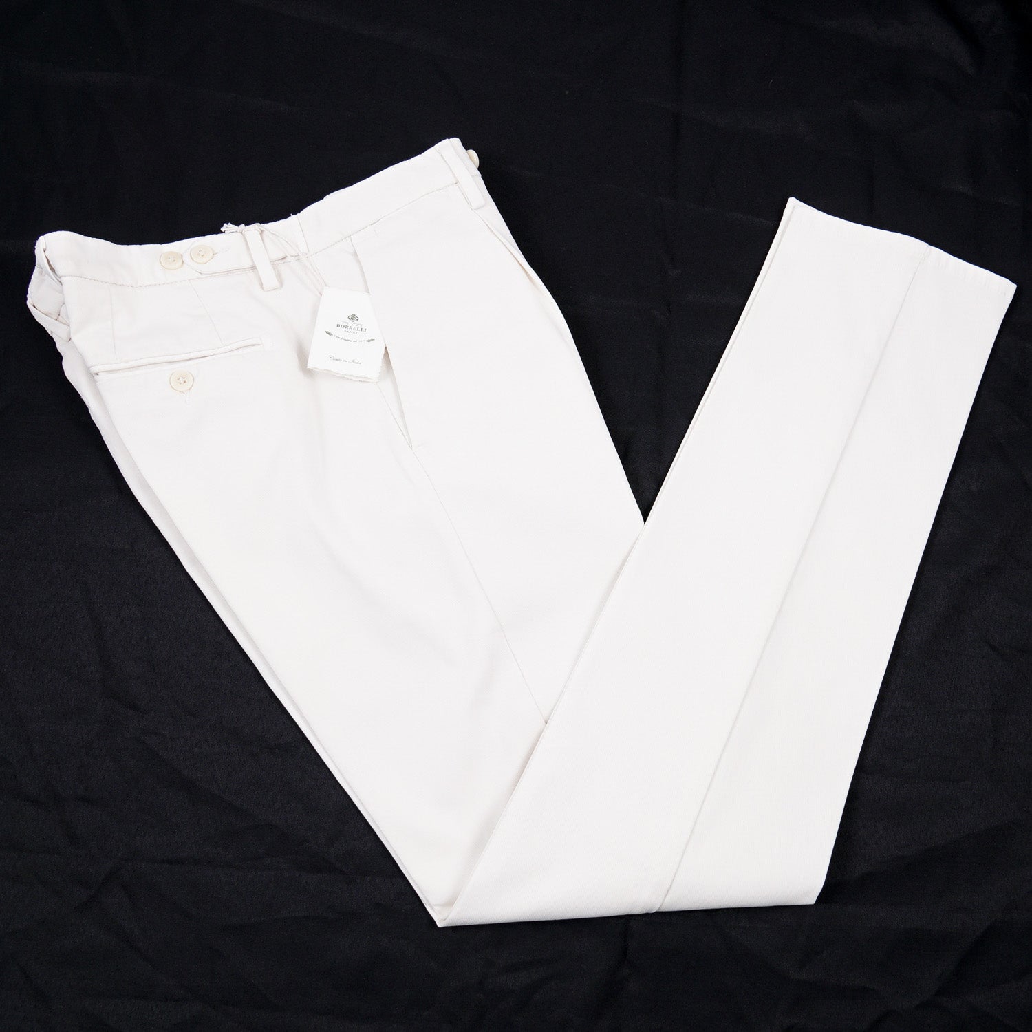 Luigi Borrelli Slim-Fit Cotton Pants - Top Shelf Apparel