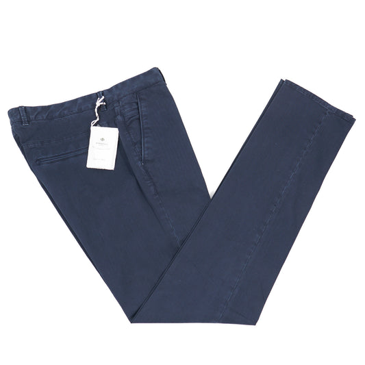 Luigi Borrelli Herringbone Cotton Pants - Top Shelf Apparel