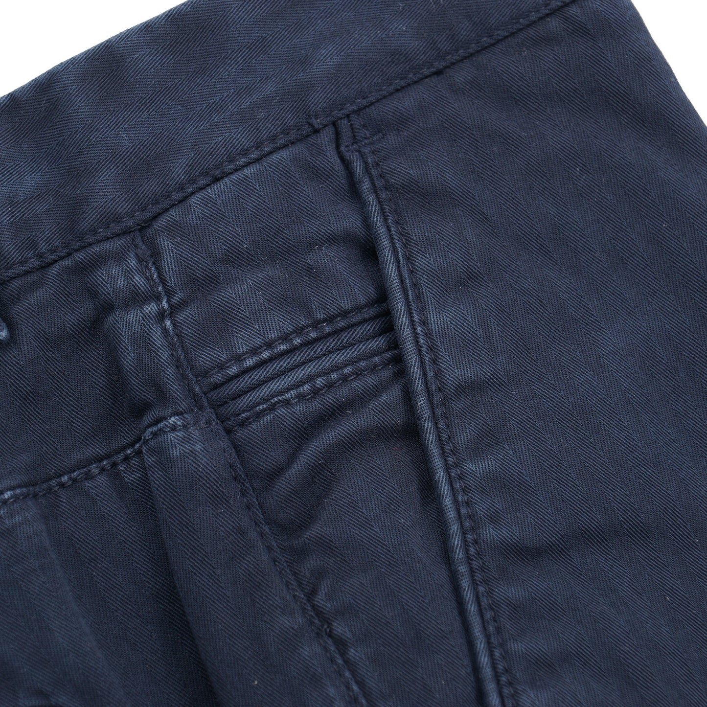 Luigi Borrelli Herringbone Cotton Pants - Top Shelf Apparel
