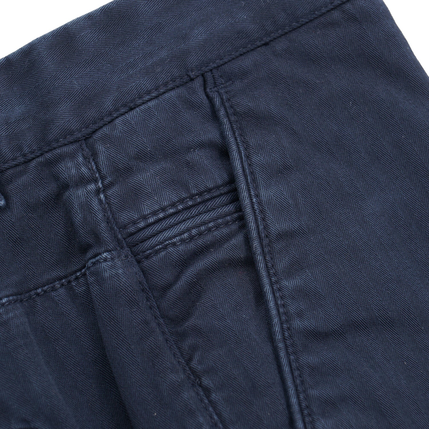 Luigi Borrelli Herringbone Cotton Pants - Top Shelf Apparel