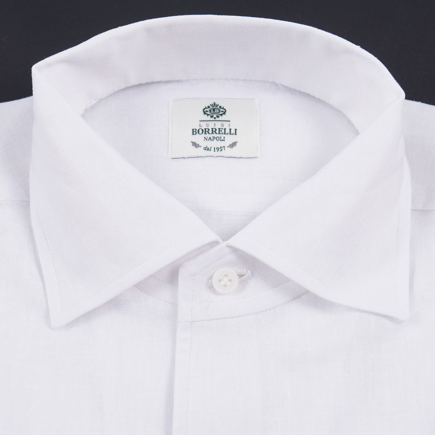 Luigi Borrelli Linen and Cotton Dress Shirt - Top Shelf Apparel