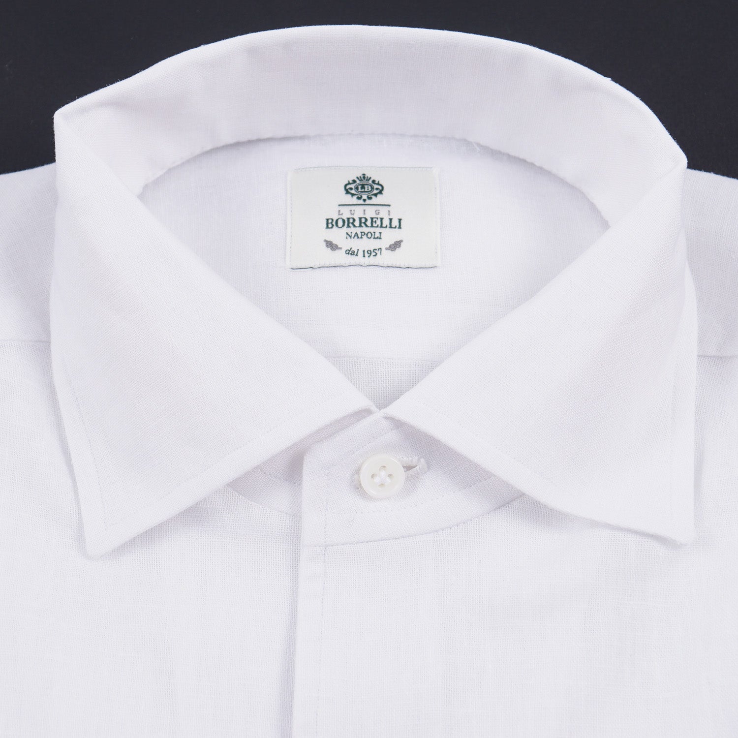 Luigi Borrelli Linen and Cotton Dress Shirt - Top Shelf Apparel