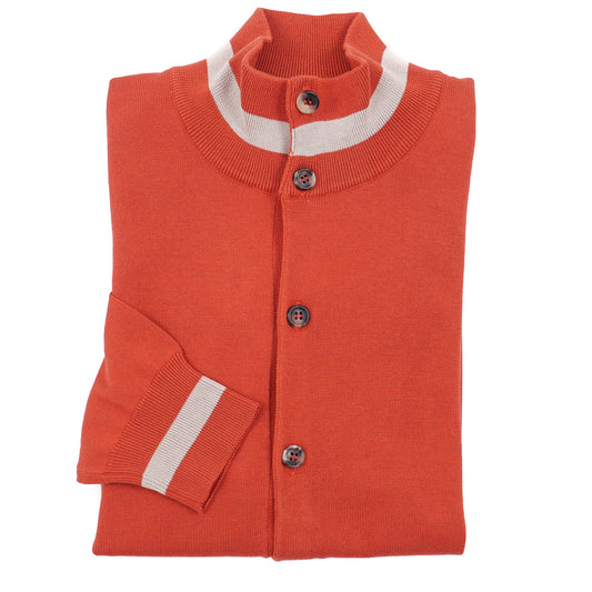 Luigi Borrelli Bomber Cardigan Sweater - Top Shelf Apparel