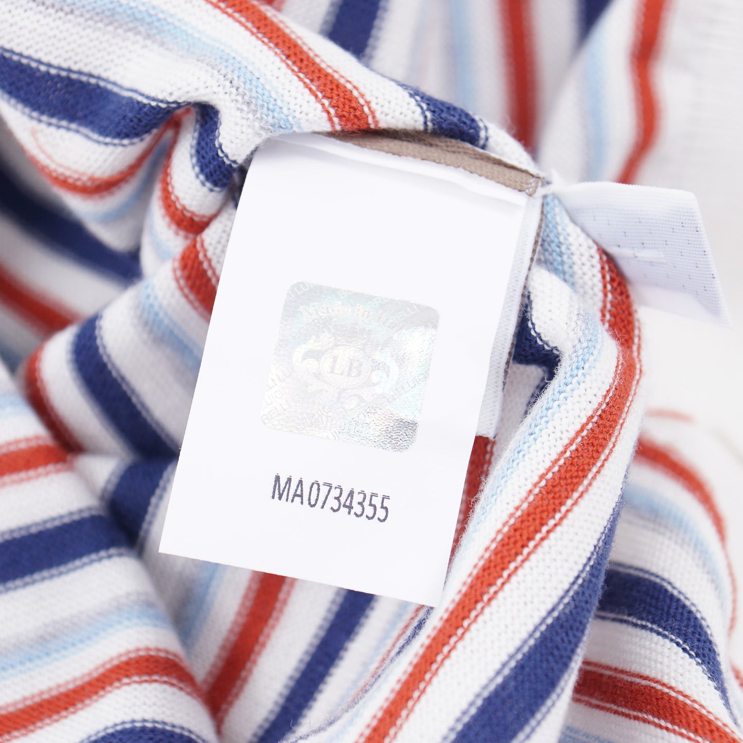 Luigi Borrelli Striped Cotton Polo Shirt - Top Shelf Apparel