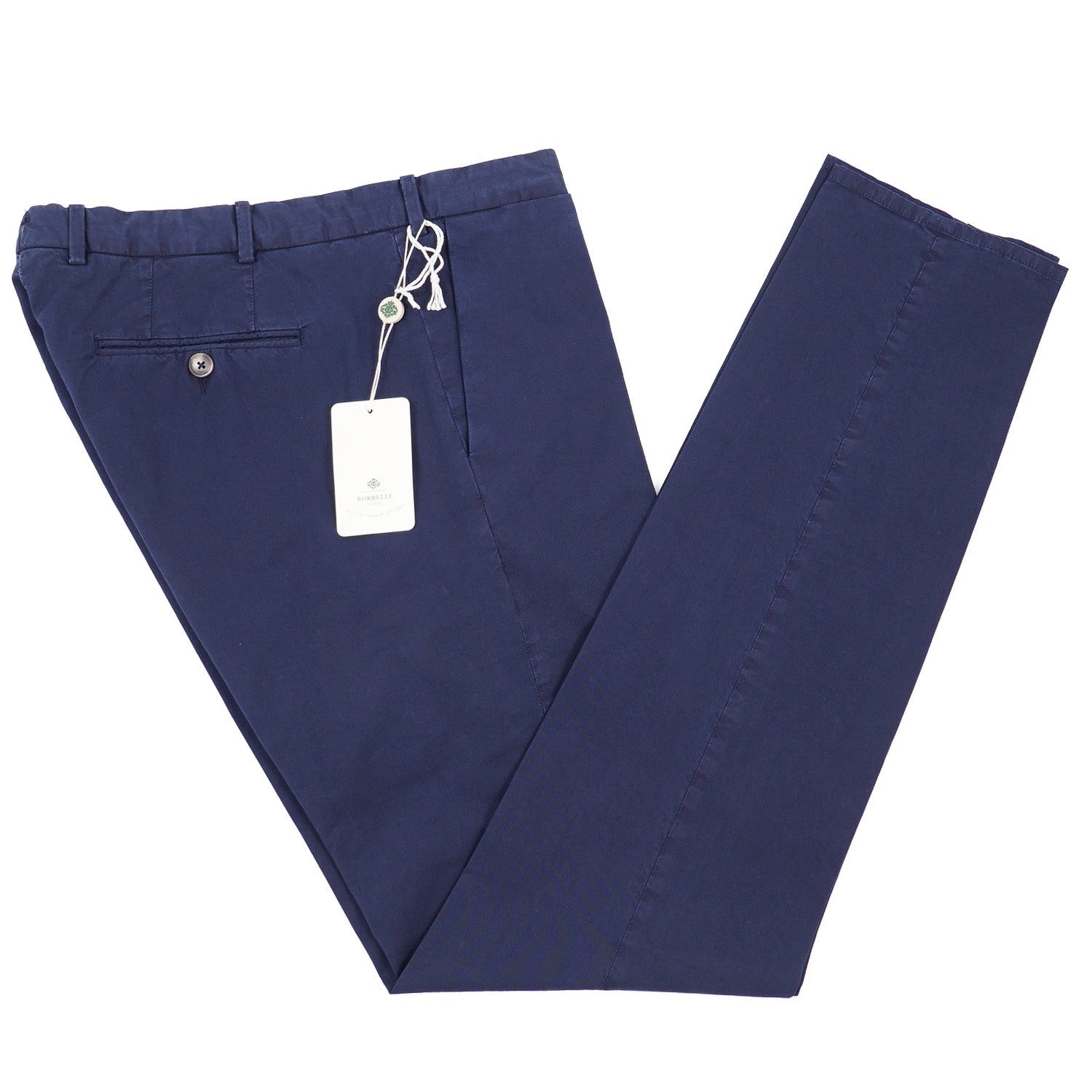 Luigi Borrelli Slim-Fit Cotton Pants - Top Shelf Apparel