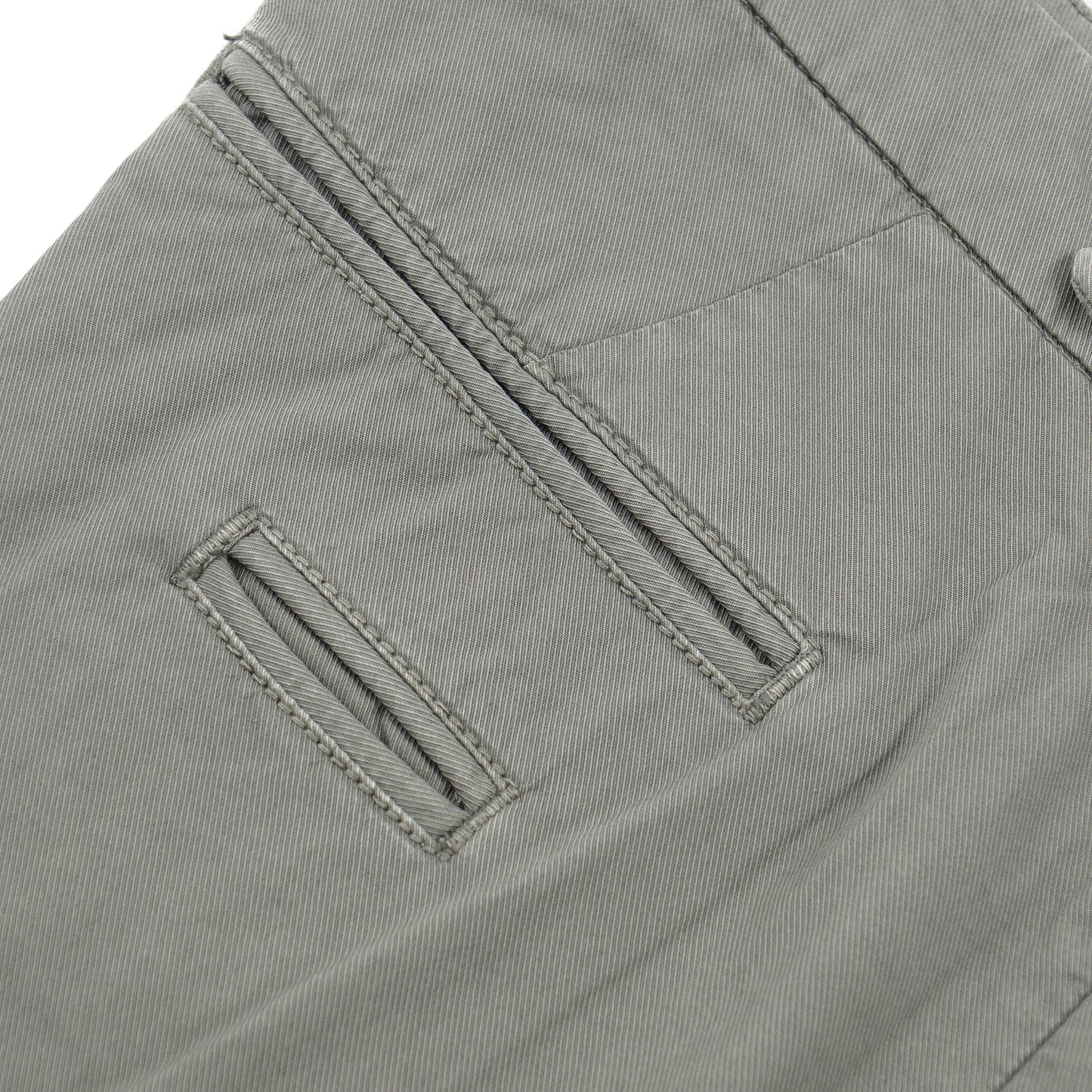 Luigi Borrelli Garment-Washed Cotton Pants - Top Shelf Apparel