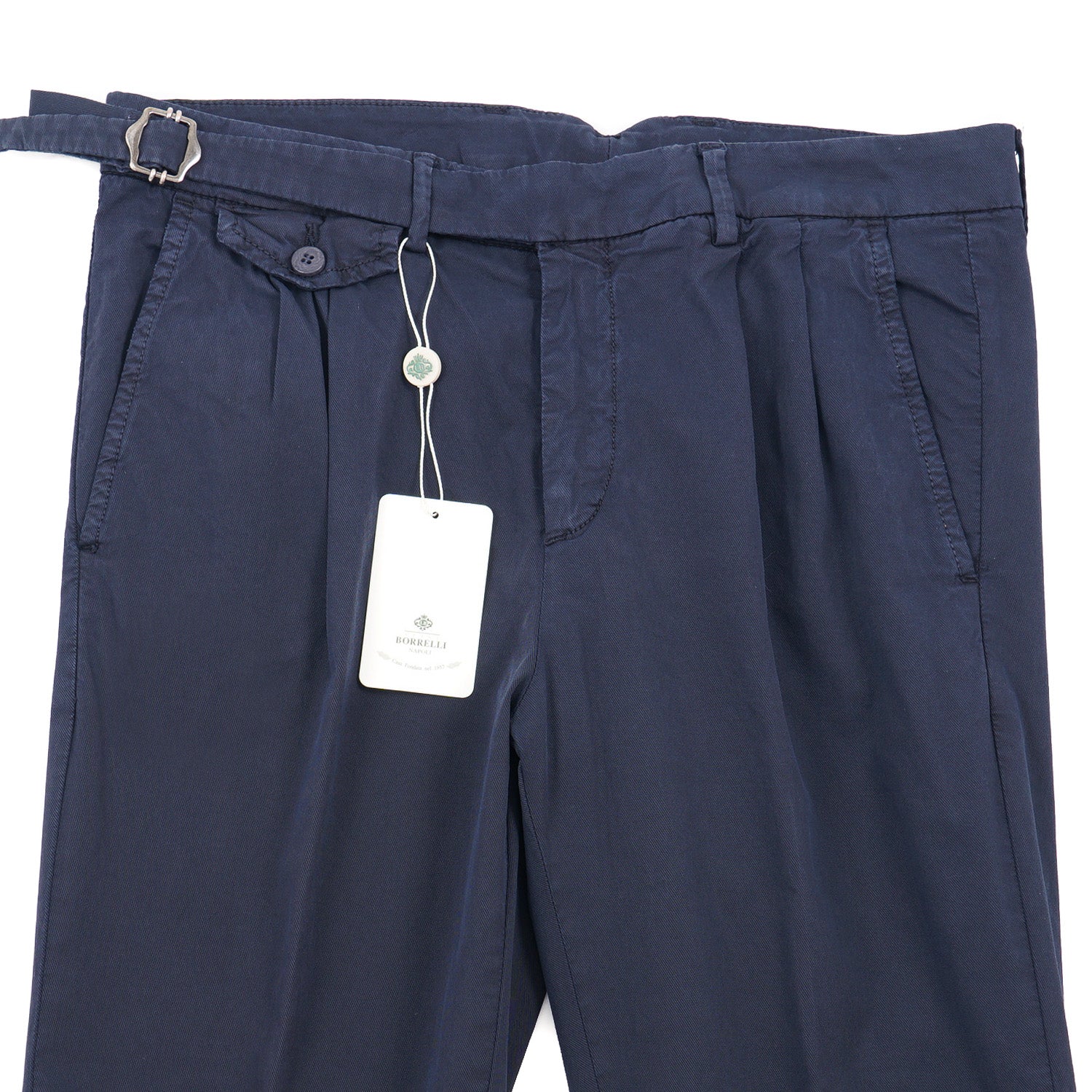 Luigi Borrelli Garment-Washed Cotton Pants - Top Shelf Apparel