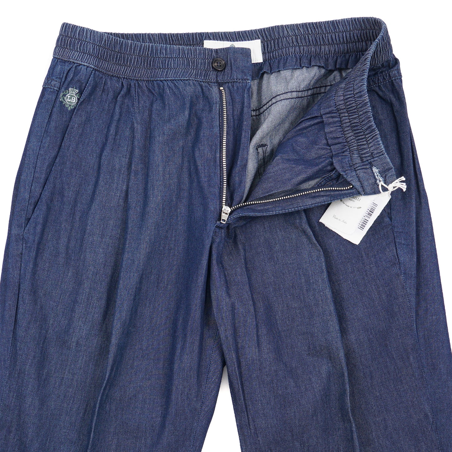 Luigi Borrelli Lightweight Chambray Pants - Top Shelf Apparel