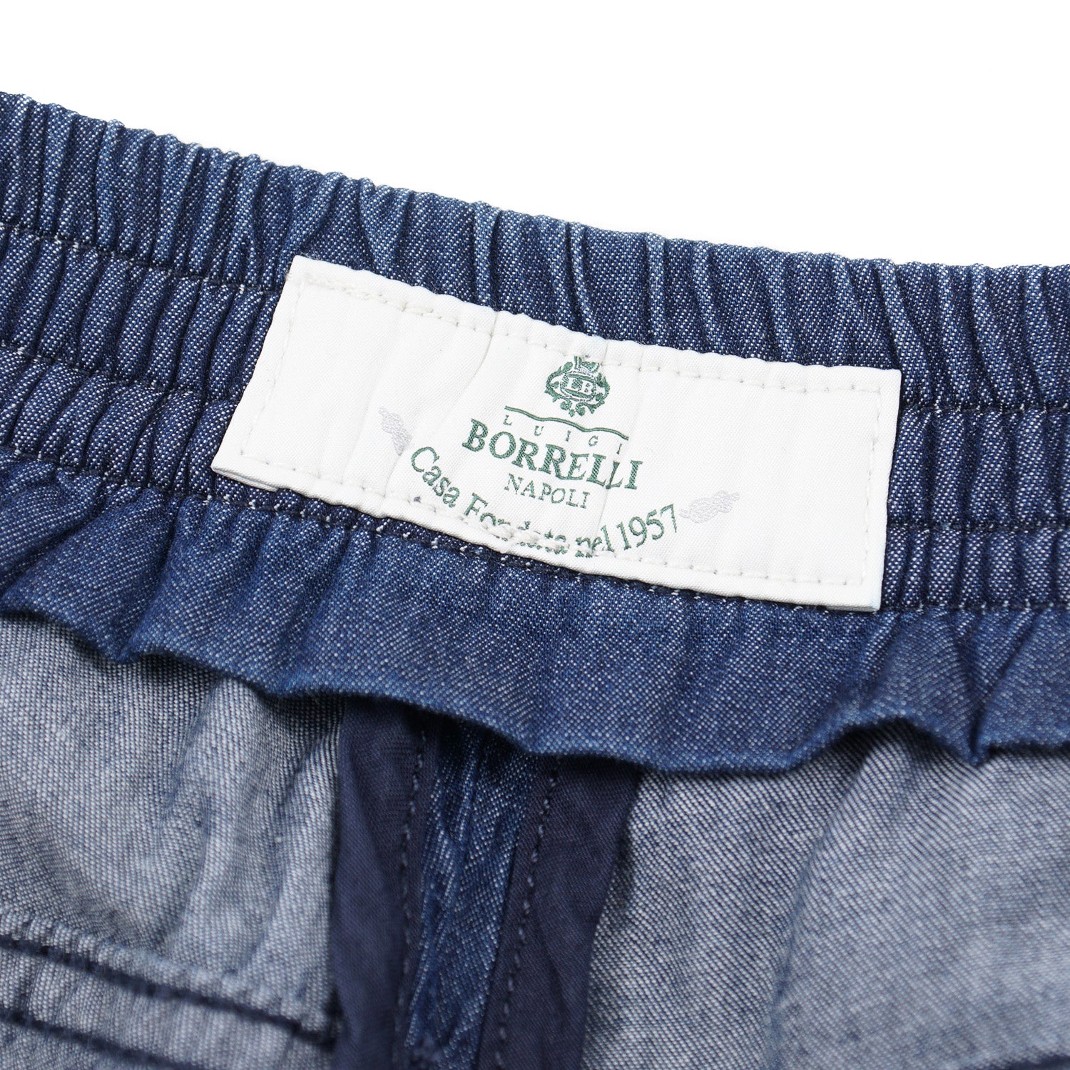 Luigi Borrelli Lightweight Chambray Pants - Top Shelf Apparel