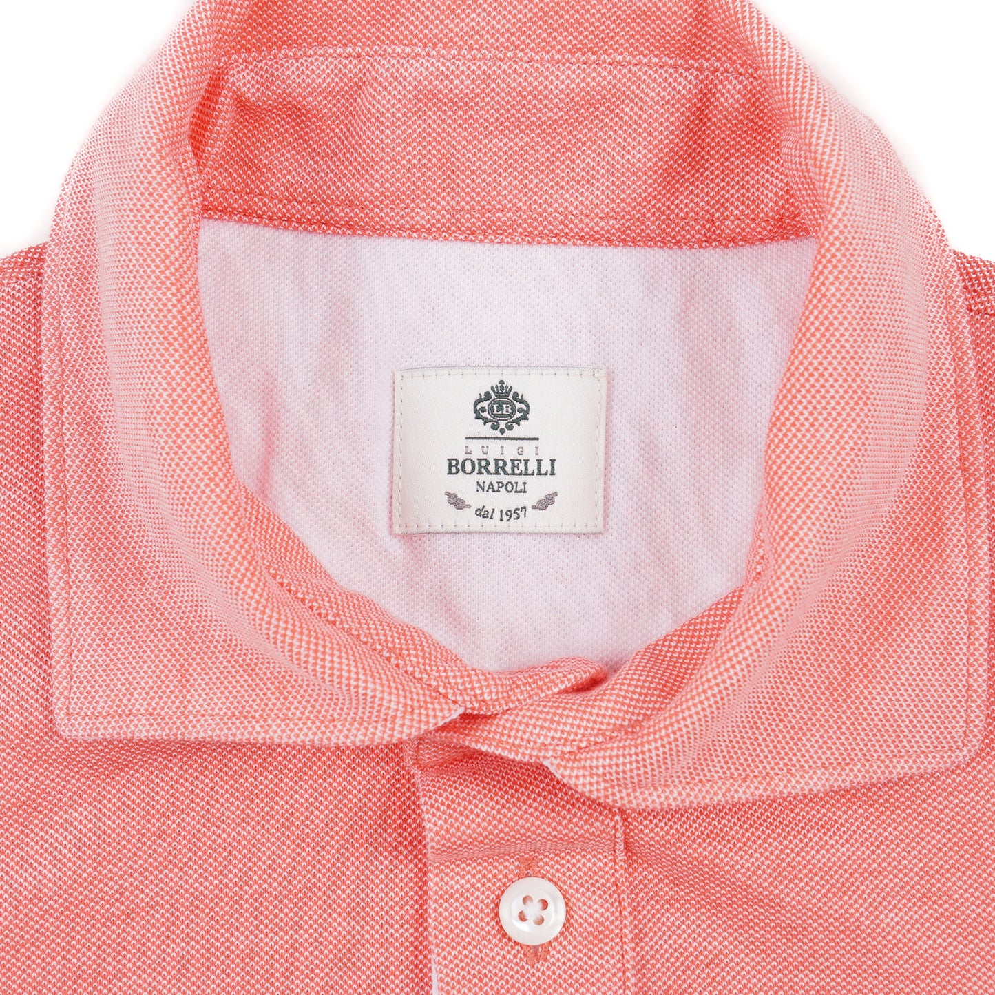 Luigi Borrelli Pique Knit Cotton Polo Shirt - Top Shelf Apparel