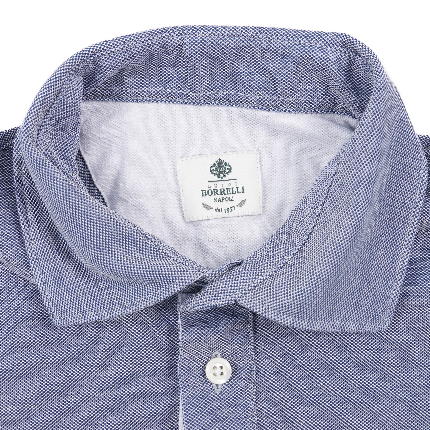 Luigi Borrelli Pique Knit Cotton Polo Shirt - Top Shelf Apparel