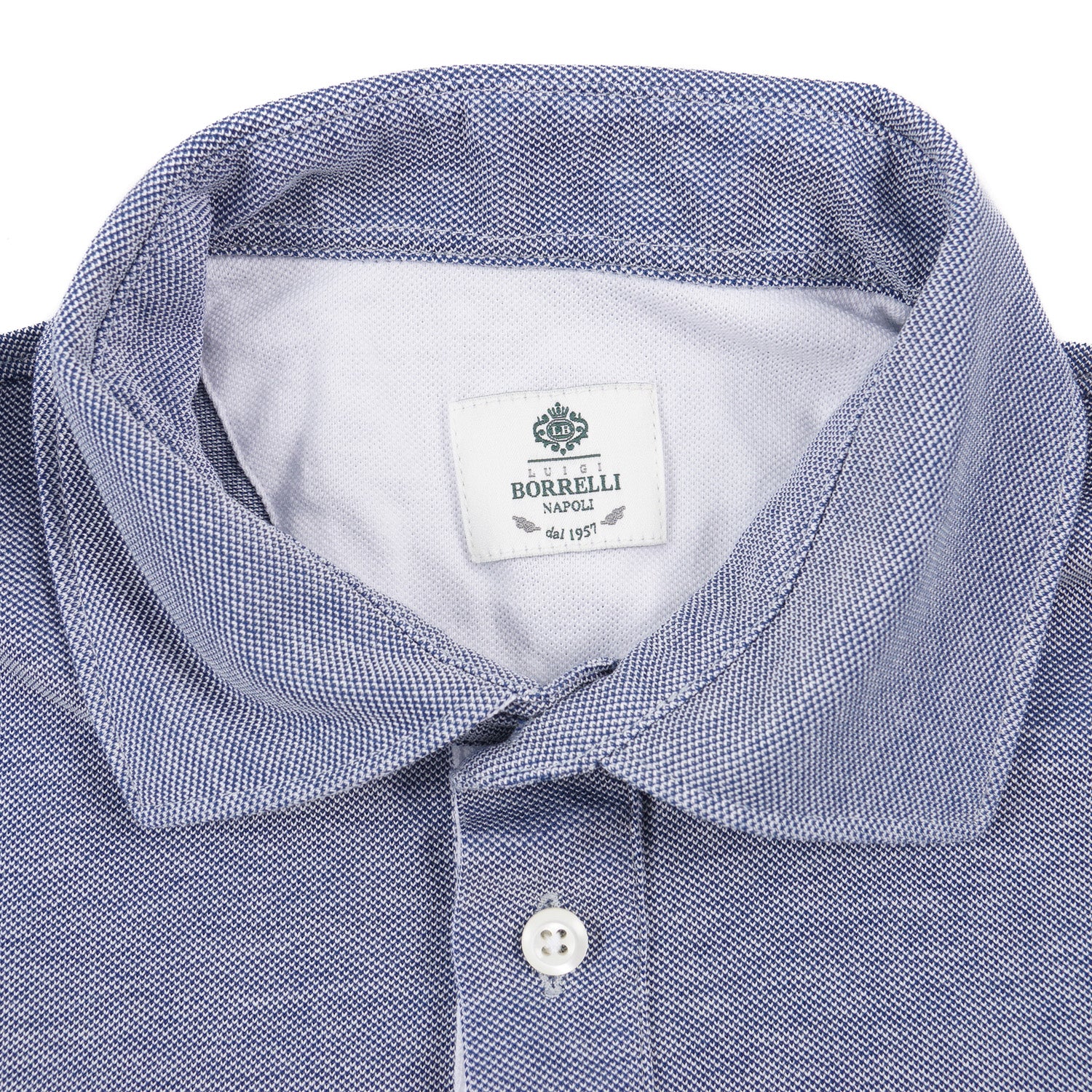 Luigi Borrelli Pique Knit Cotton Polo Shirt - Top Shelf Apparel