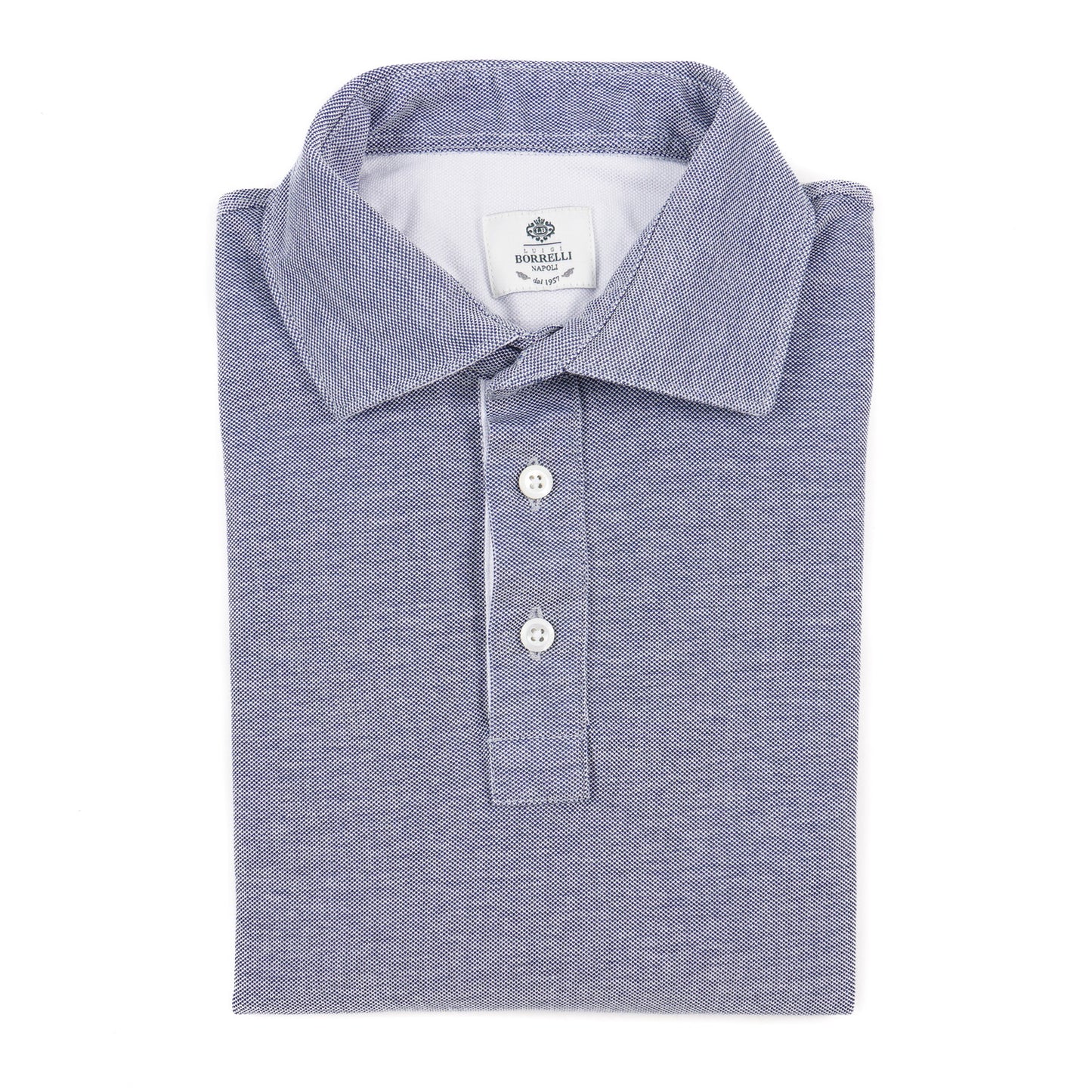 Luigi Borrelli Pique Knit Cotton Polo Shirt - Top Shelf Apparel