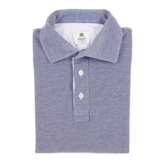 Luigi Borrelli Pique Knit Cotton Polo Shirt - Top Shelf Apparel