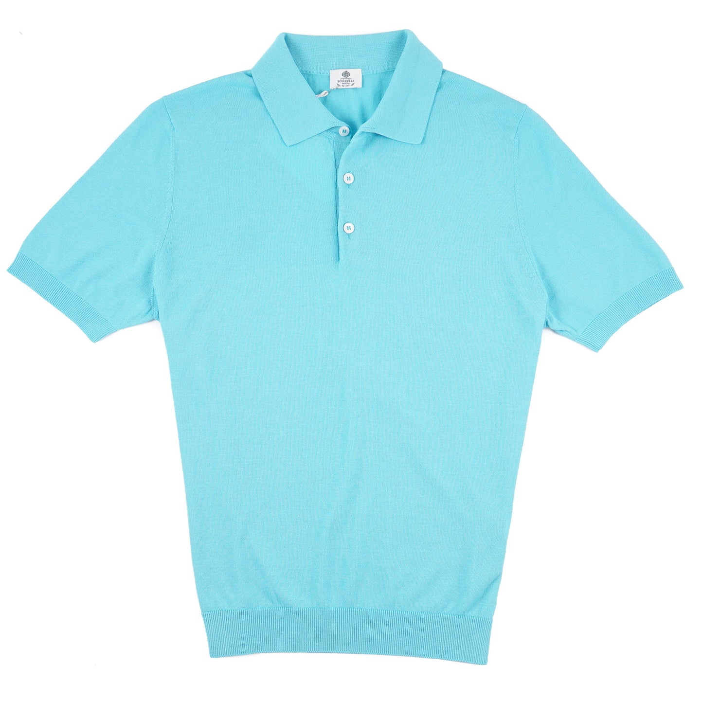 Luigi Borrelli Knit Cotton Polo Shirt - Top Shelf Apparel