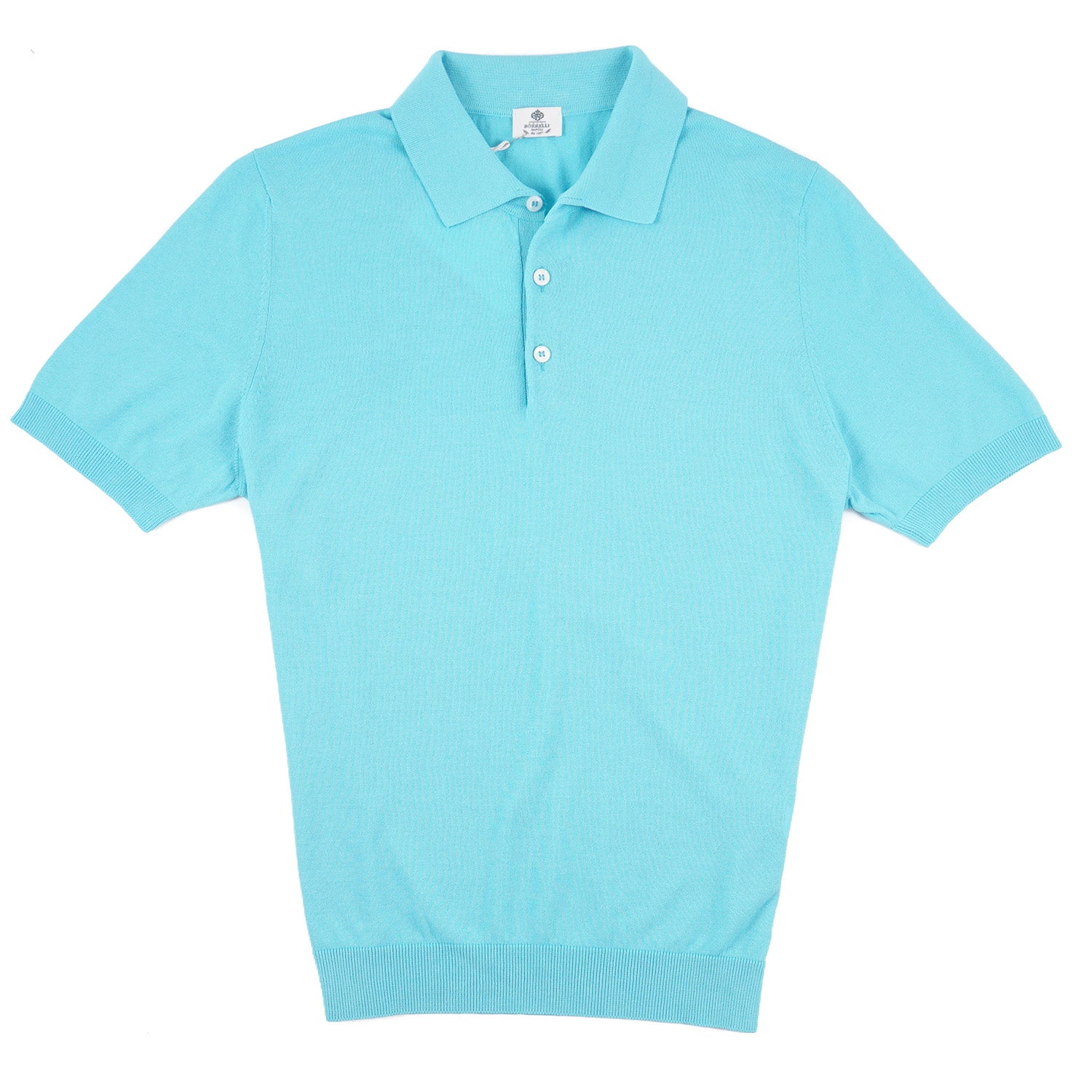 Luigi Borrelli Knit Cotton Polo Shirt - Top Shelf Apparel