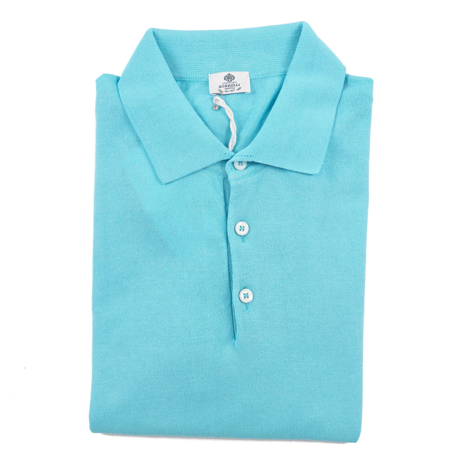 Luigi Borrelli Knit Cotton Polo Shirt - Top Shelf Apparel