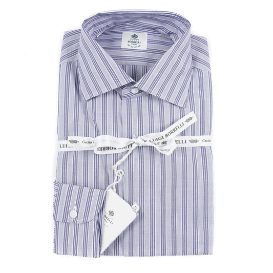 Luigi Borrelli Regular-Fit Cotton Dress Shirt - Top Shelf Apparel
