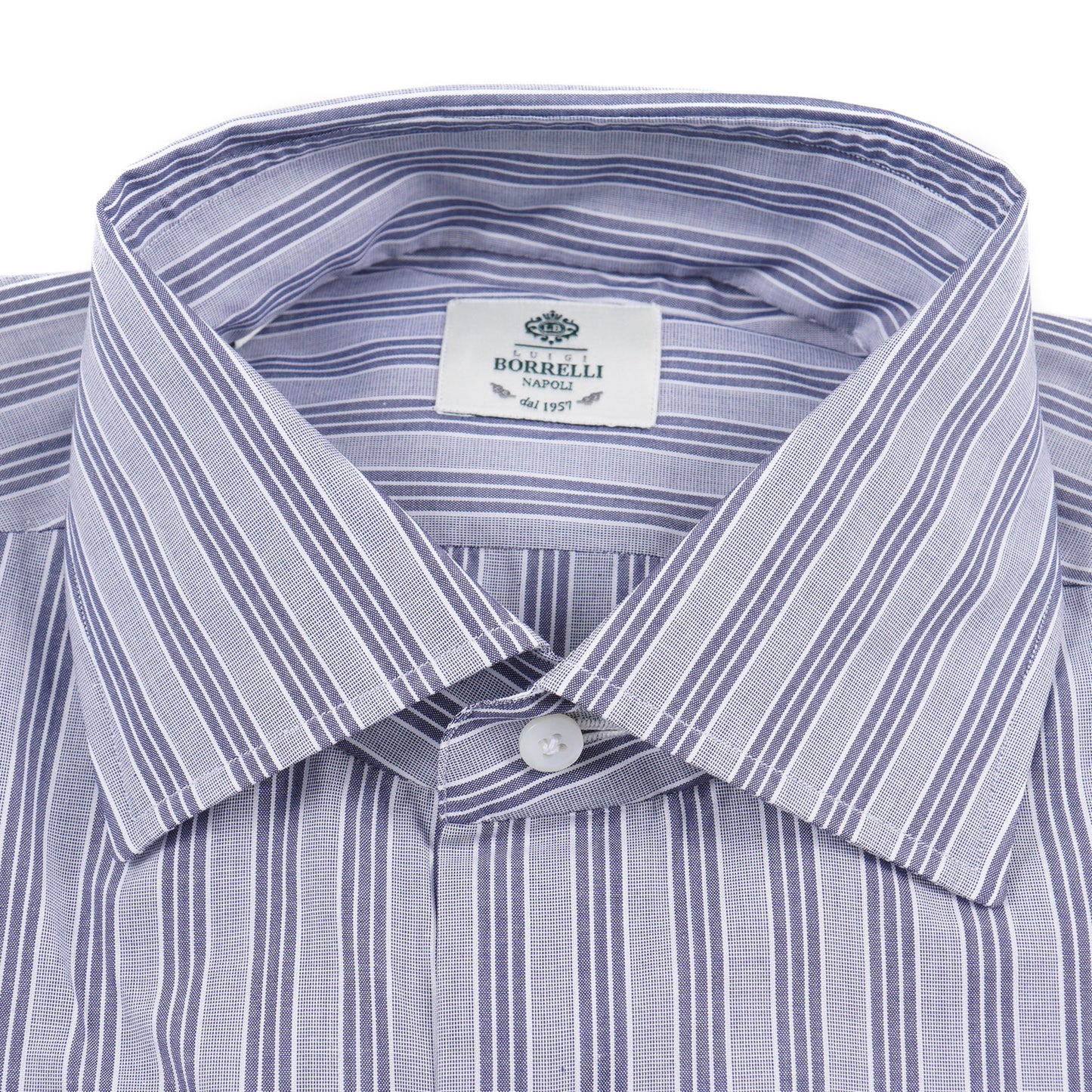Luigi Borrelli Regular-Fit Cotton Dress Shirt - Top Shelf Apparel