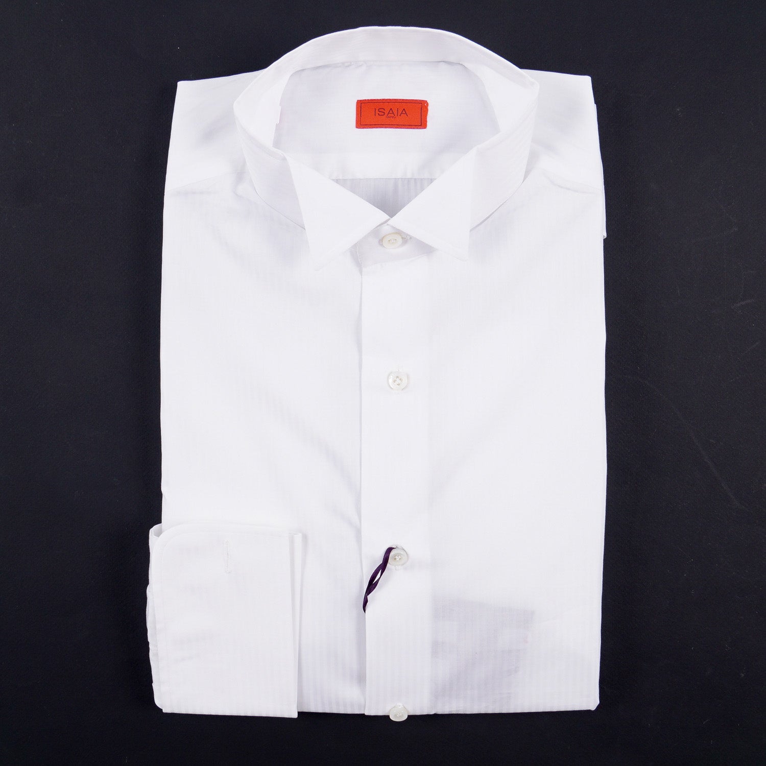 Isaia Lightweight Cotton Formal Tuxedo Shirt - Top Shelf Apparel