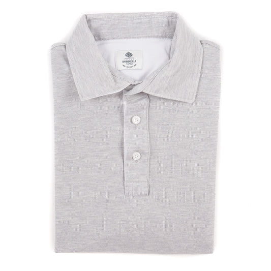 Luigi Borrelli Pique Knit Cotton Polo Shirt - Top Shelf Apparel
