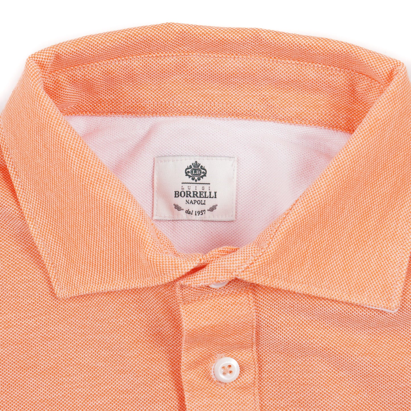 Luigi Borrelli Pique Knit Cotton Polo Shirt - Top Shelf Apparel