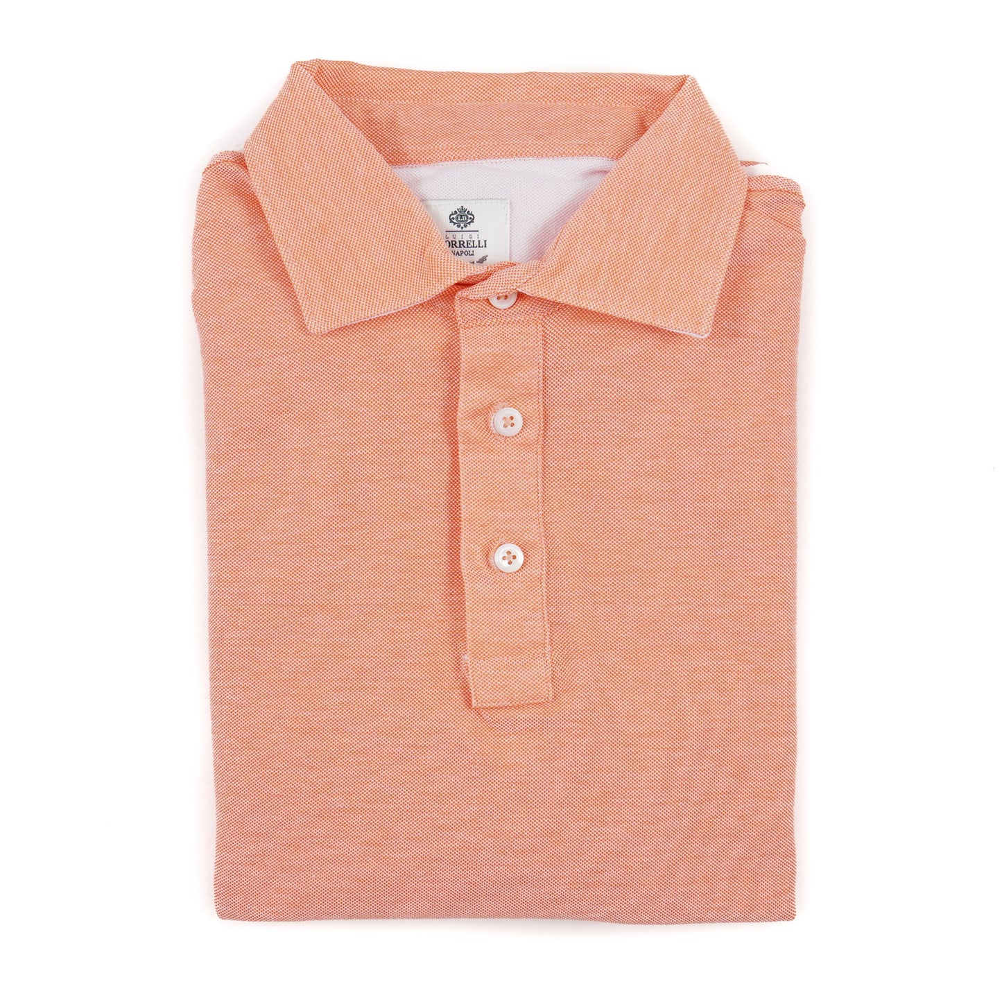 Luigi Borrelli Pique Knit Cotton Polo Shirt - Top Shelf Apparel