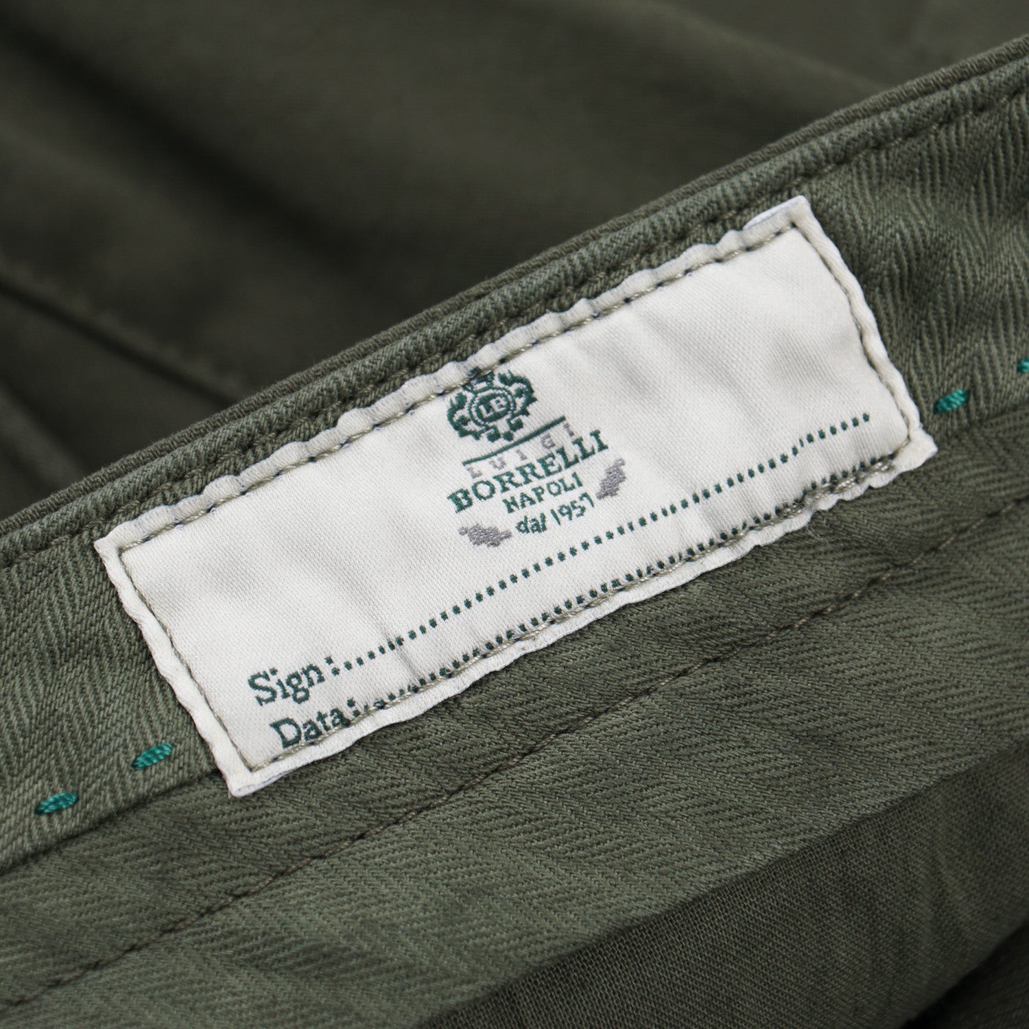 Luigi Borrelli Twill Cotton Pants with Cargo Pockets - Top Shelf Apparel
