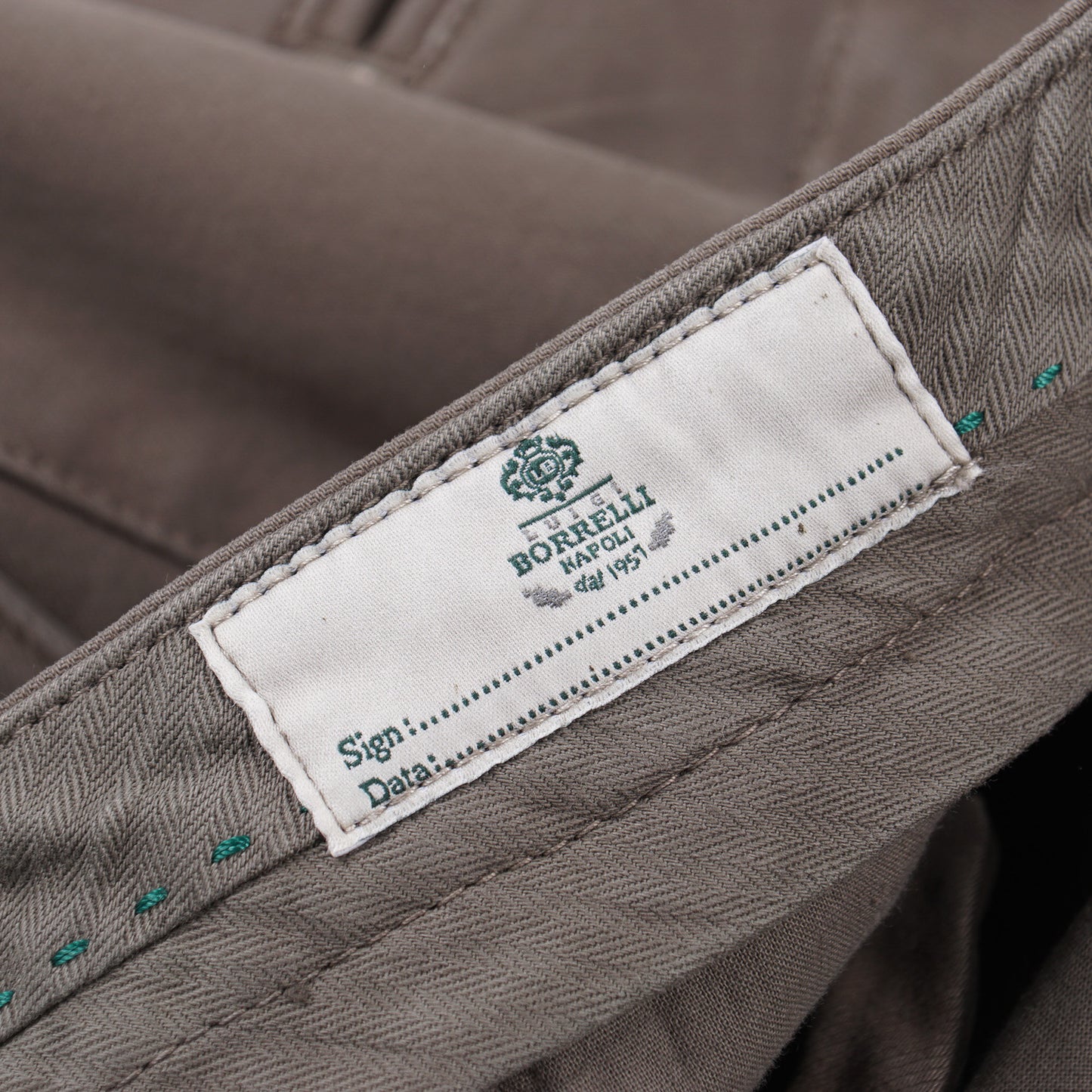 Luigi Borrelli Twill Cotton Pants with Cargo Pockets - Top Shelf Apparel