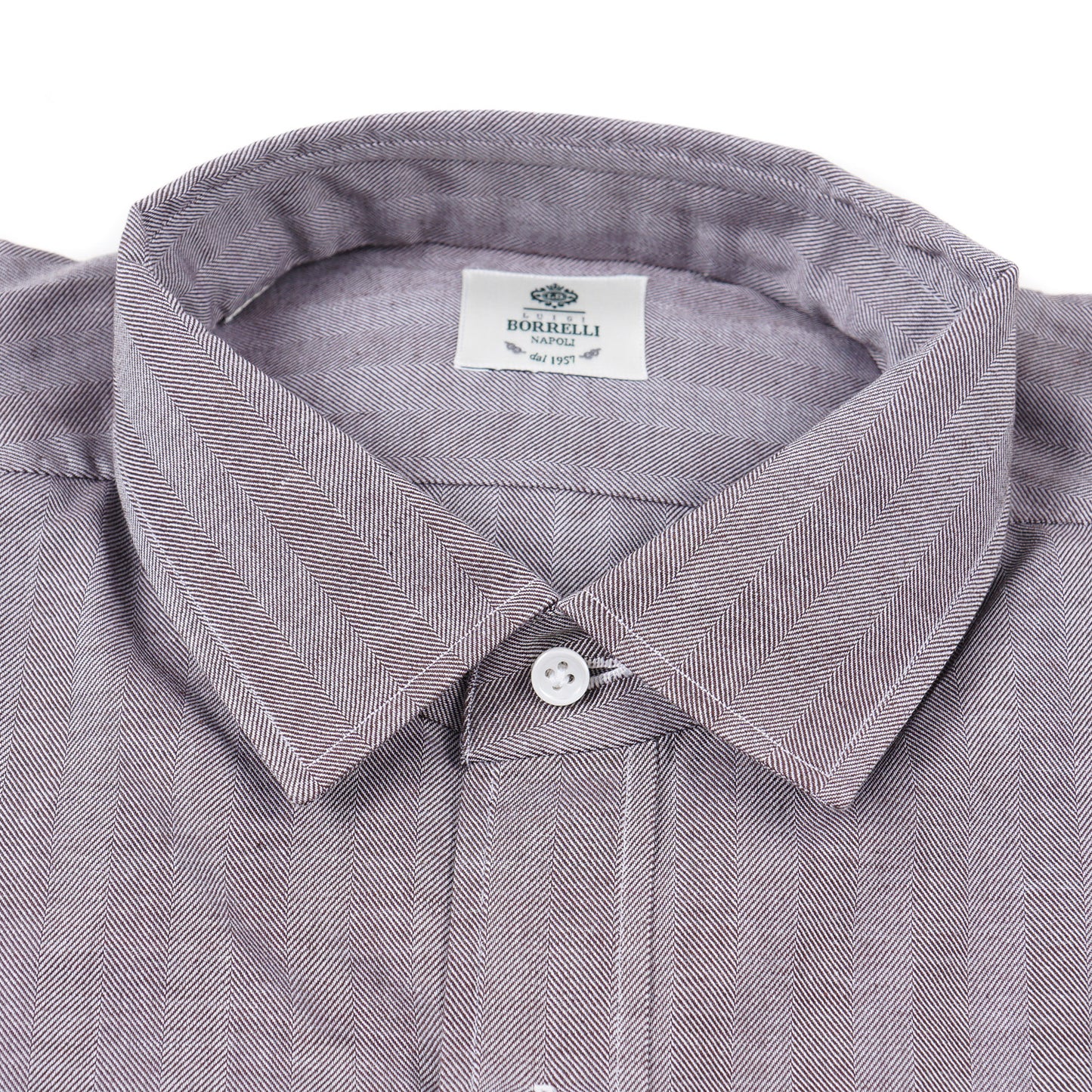 Luigi Borrelli Regular-Fit Cotton Dress Shirt - Top Shelf Apparel