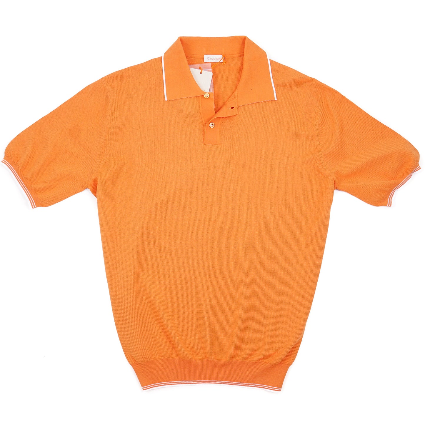 Cruciani Cotton Polo with Contrast Tipping - Top Shelf Apparel