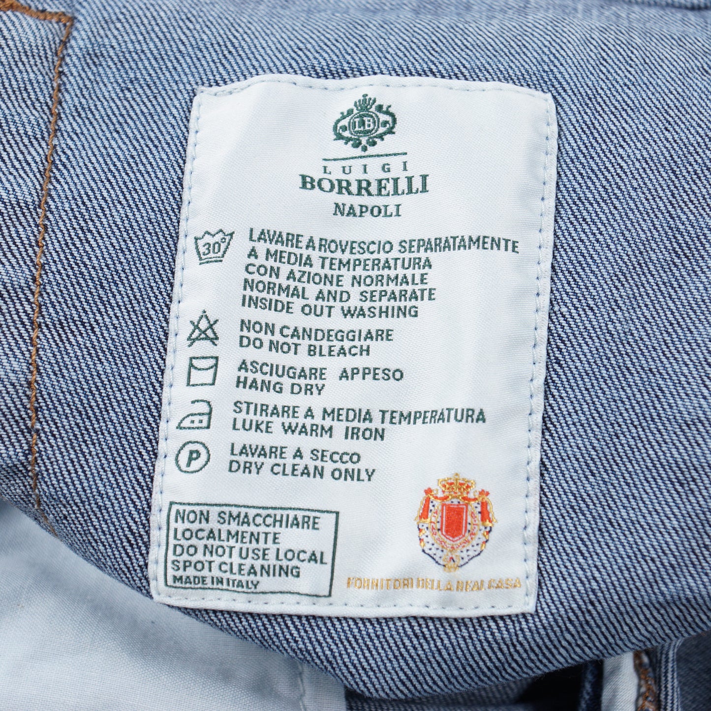 Luigi Borrelli Slim-Fit Denim Jeans - Top Shelf Apparel