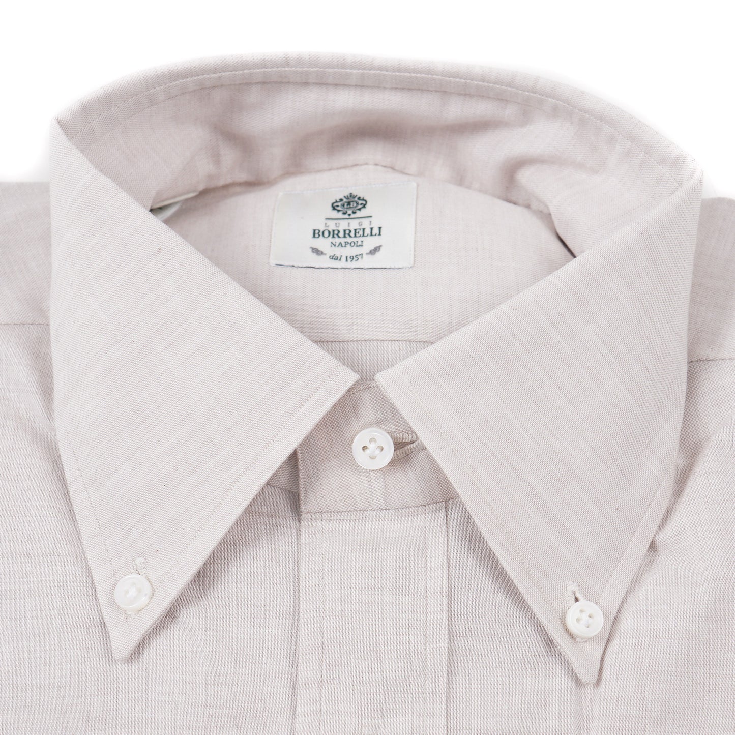 Luigi Borrelli Regular-Fit Cotton Dress Shirt - Top Shelf Apparel