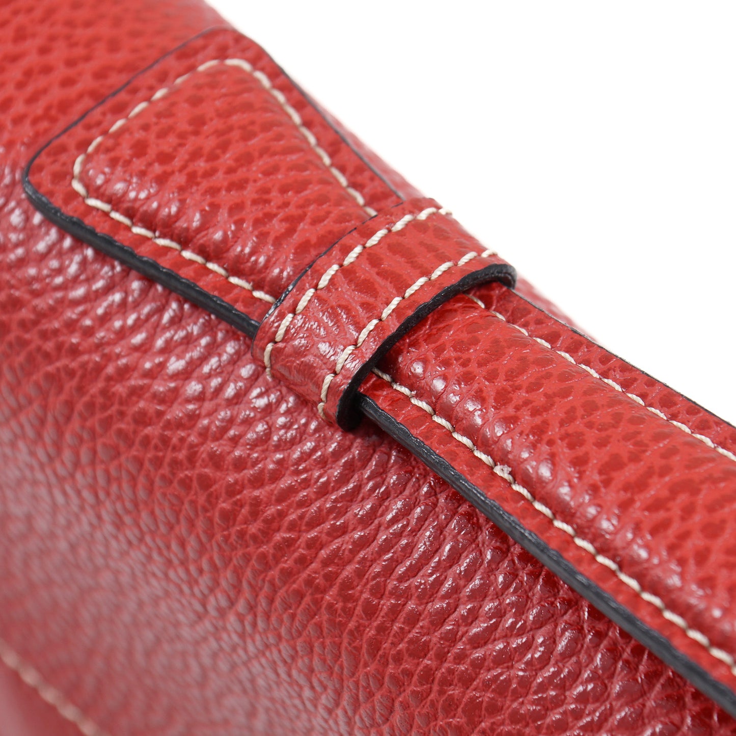 E.Marinella Slim Briefcase in Pebbled Leather - Top Shelf Apparel