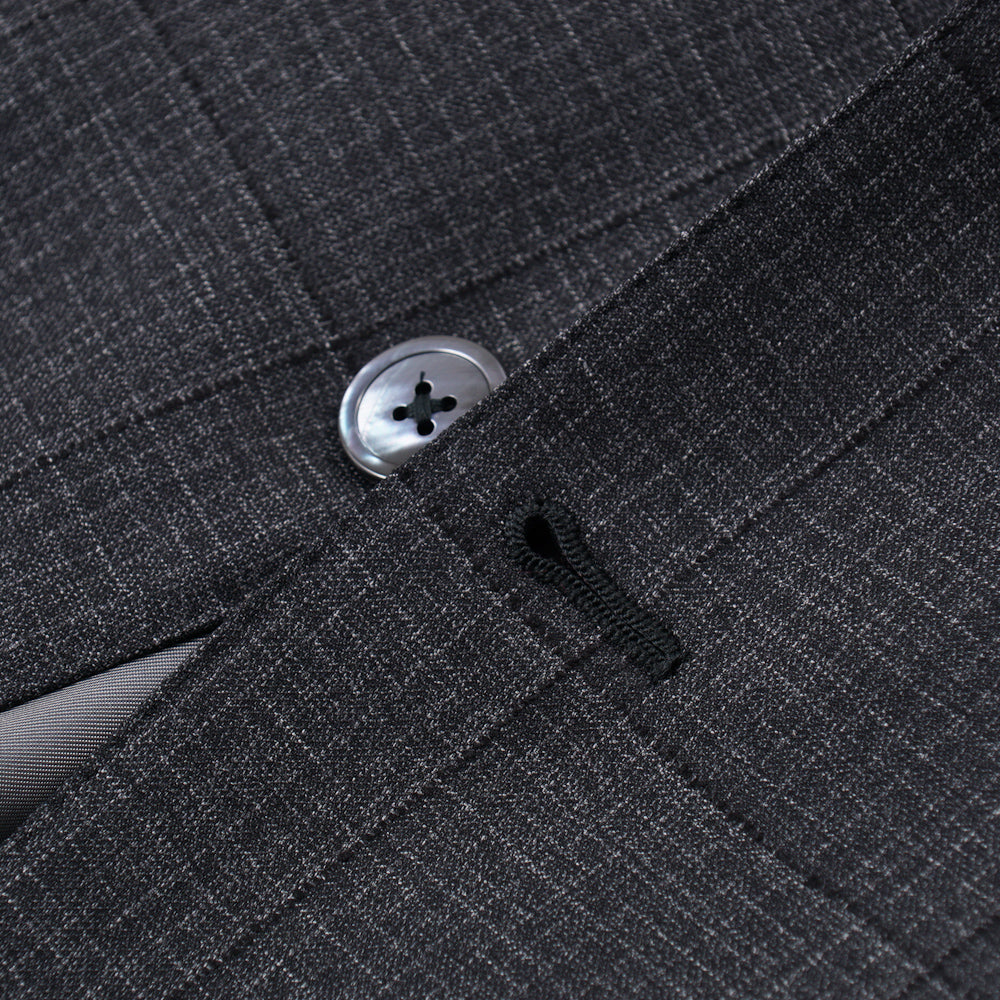 Isaia Gray Check Super 140s Wool Suit - Top Shelf Apparel