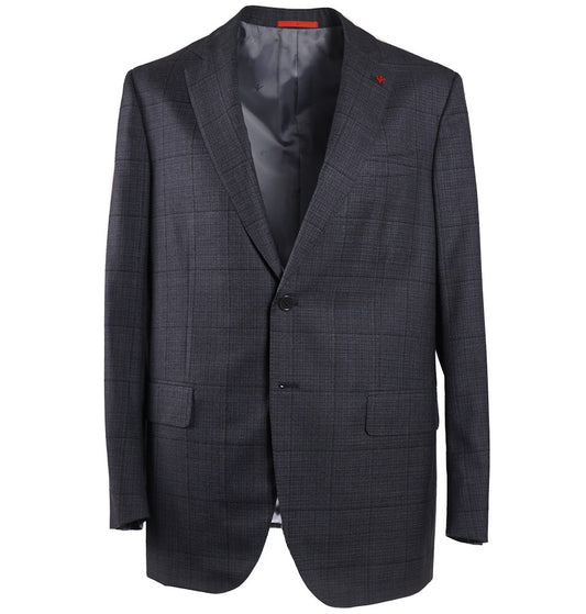 Isaia Gray Check Super 140s Wool Suit - Top Shelf Apparel