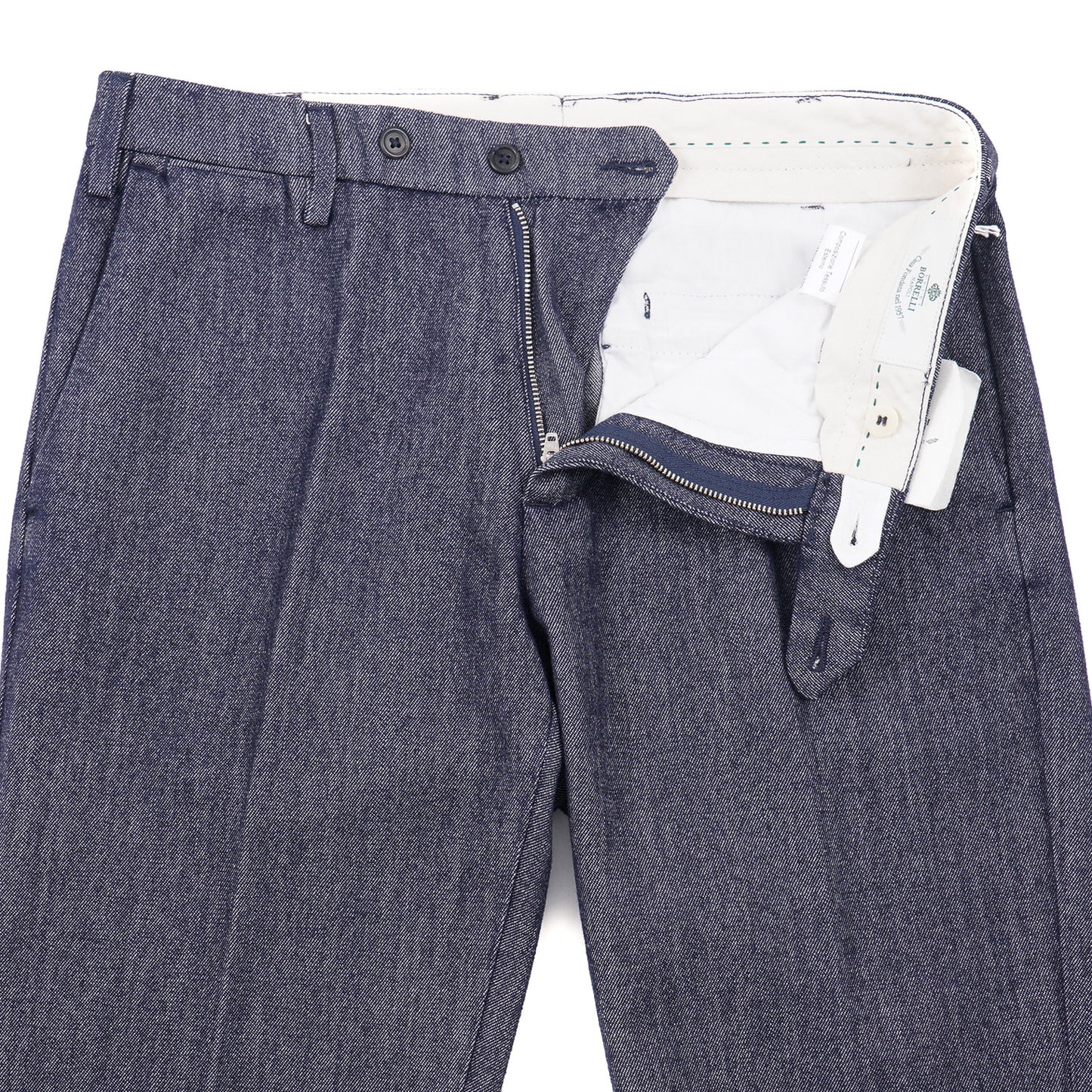 Luigi Borrelli Wool and Cotton Pants - Top Shelf Apparel