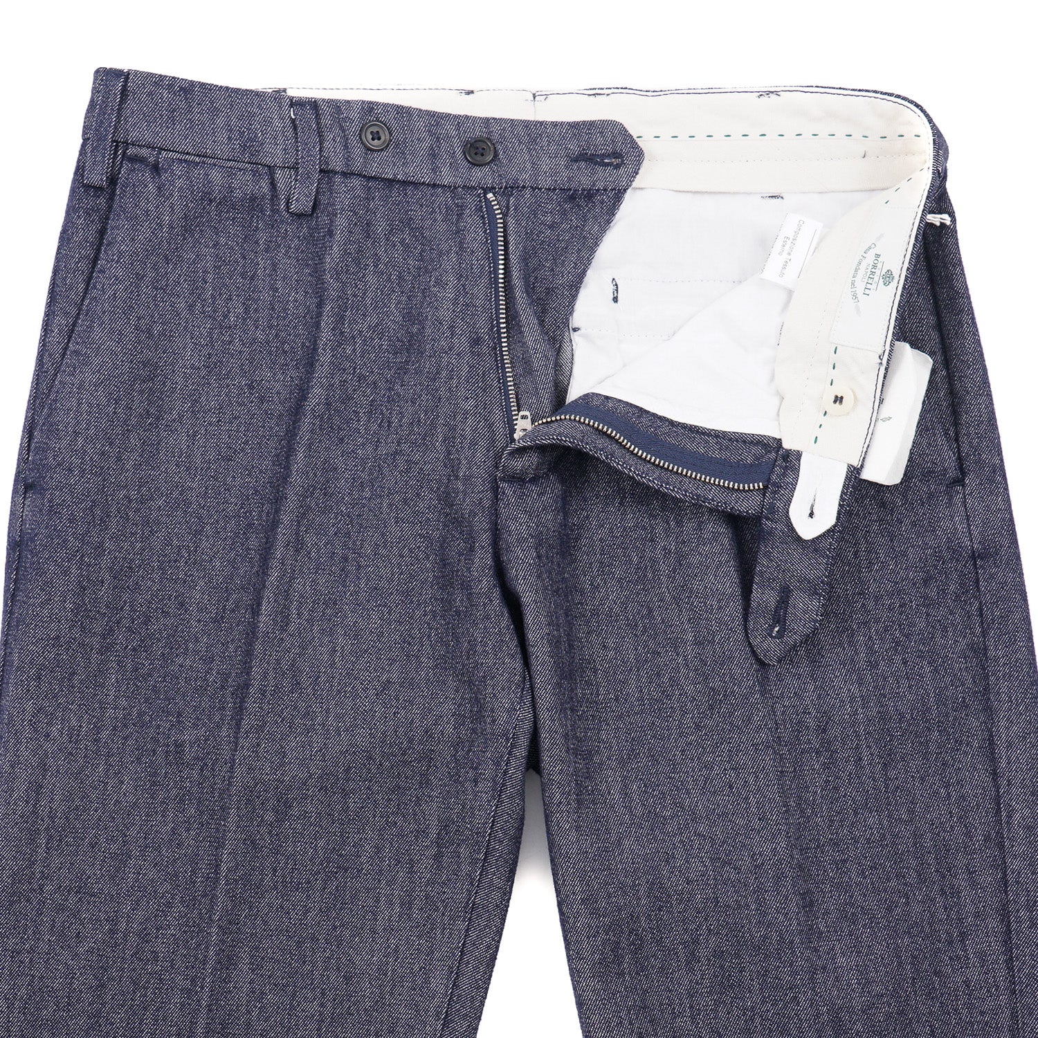 Luigi Borrelli Wool and Cotton Pants - Top Shelf Apparel