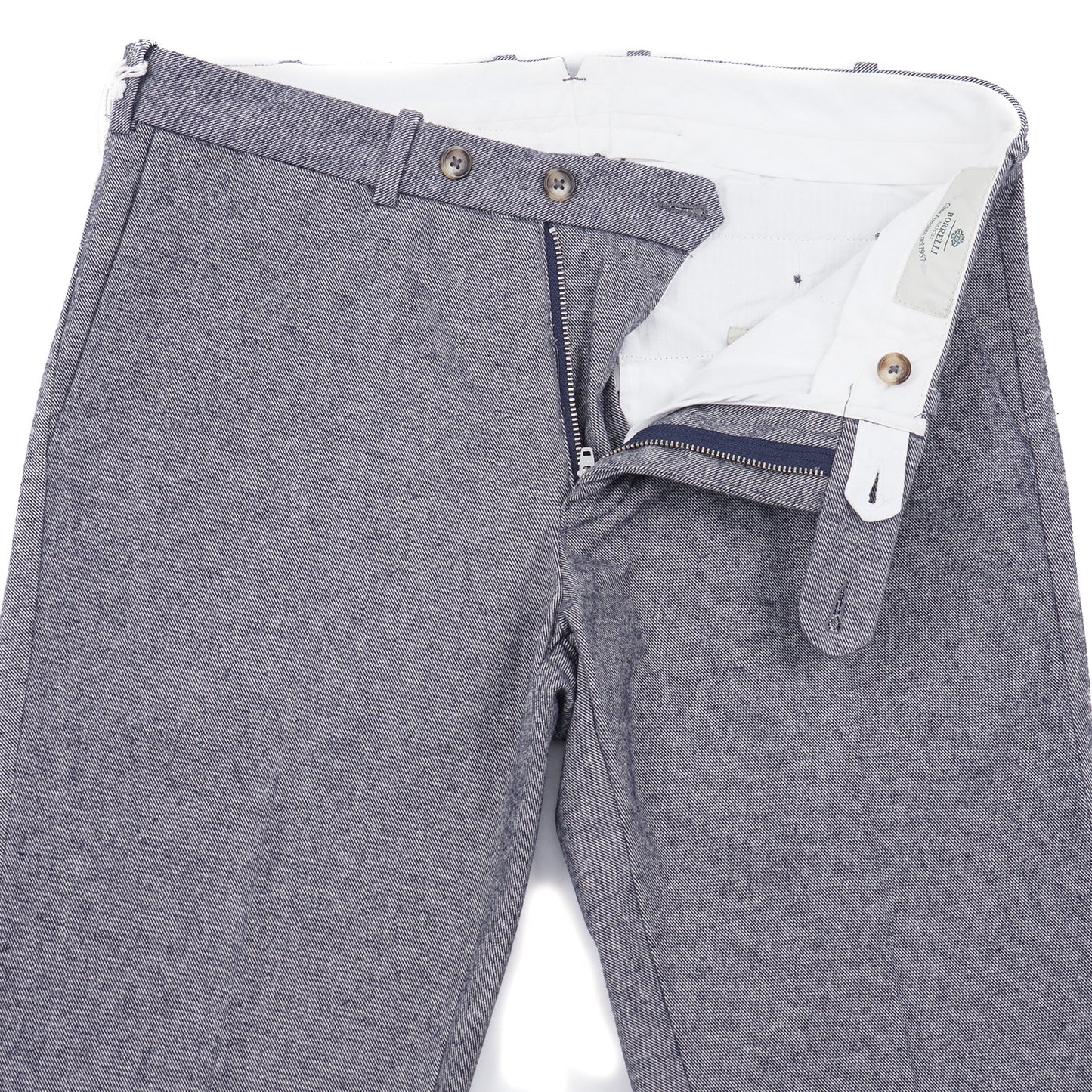 Luigi Borrelli Soft Twill Cotton Pants - Top Shelf Apparel