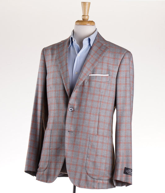 Belvest Gray Check Cashmere-Silk Sport Coat - Top Shelf Apparel