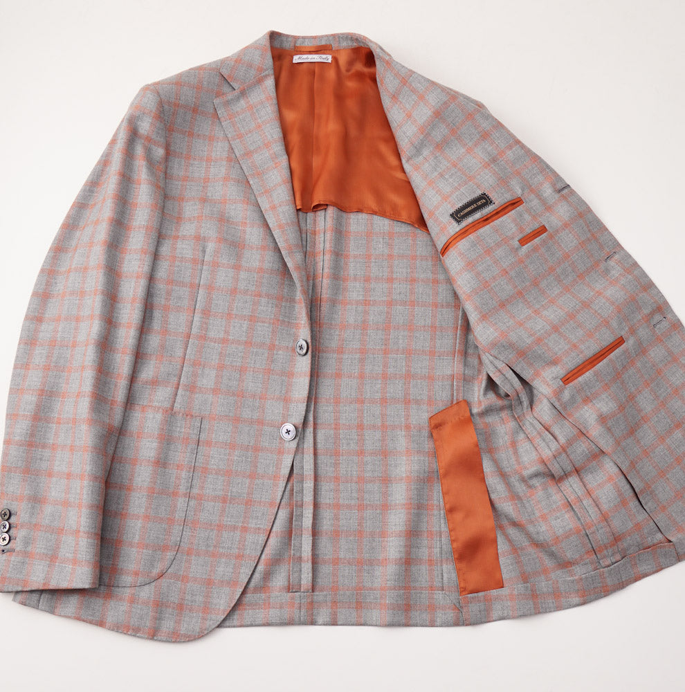 Belvest Gray Check Cashmere-Silk Sport Coat - Top Shelf Apparel