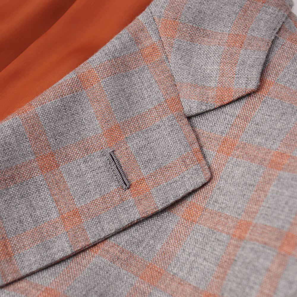 Belvest Gray Check Cashmere-Silk Sport Coat - Top Shelf Apparel