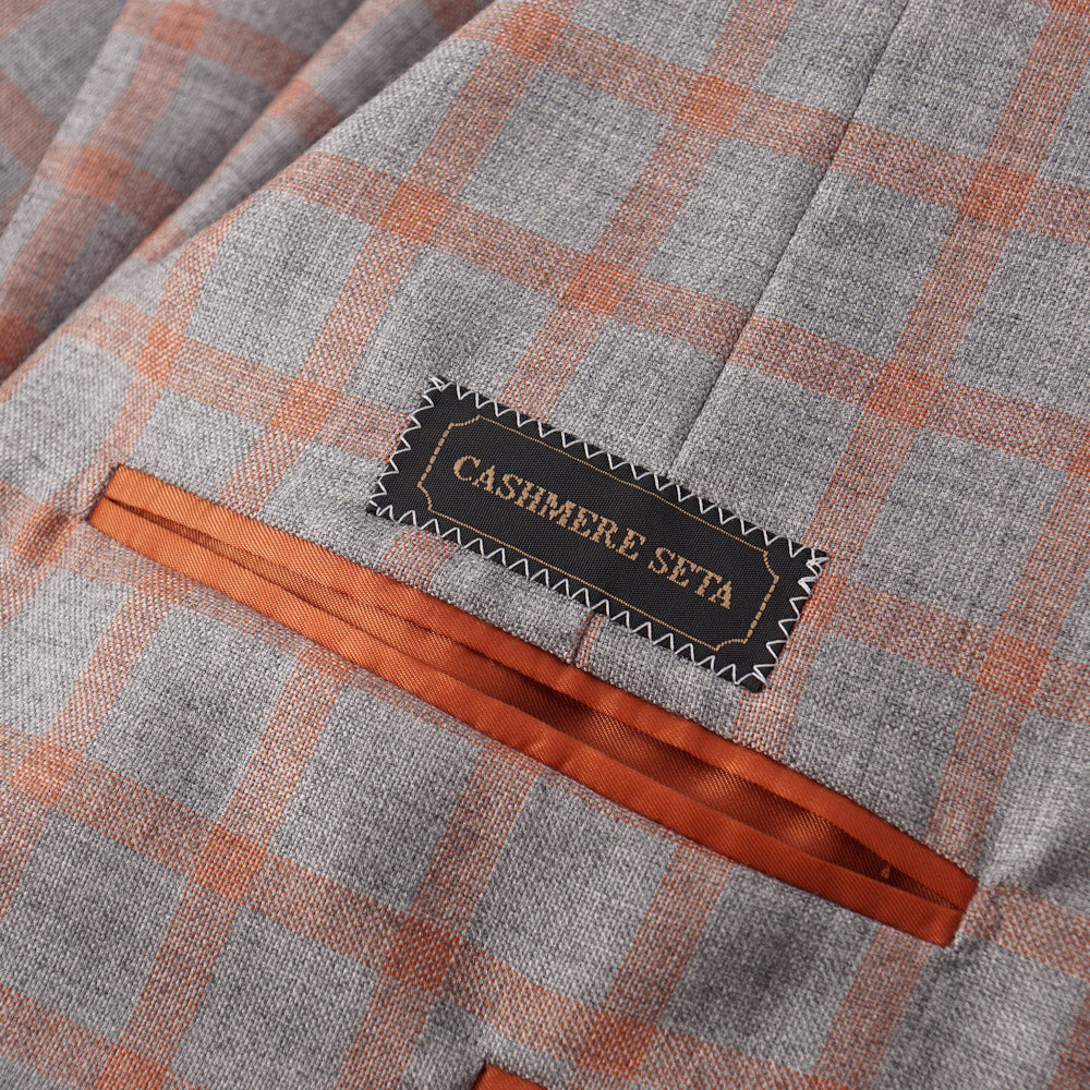 Belvest Gray Check Cashmere-Silk Sport Coat - Top Shelf Apparel