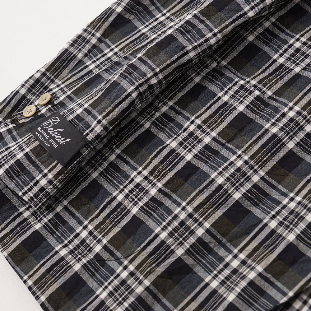 Belvest Ultra-Light Wool Sport Coat in Navy Check - Top Shelf Apparel