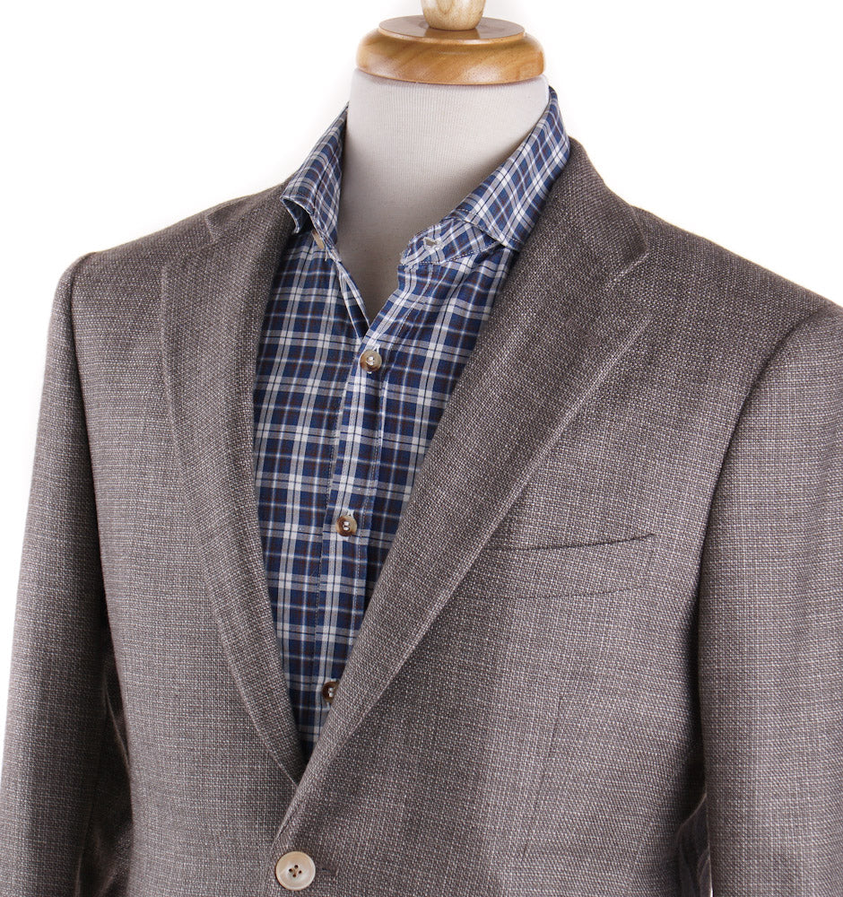 Boglioli Cashmere-Silk Sport Coat in Light Brown - Top Shelf Apparel