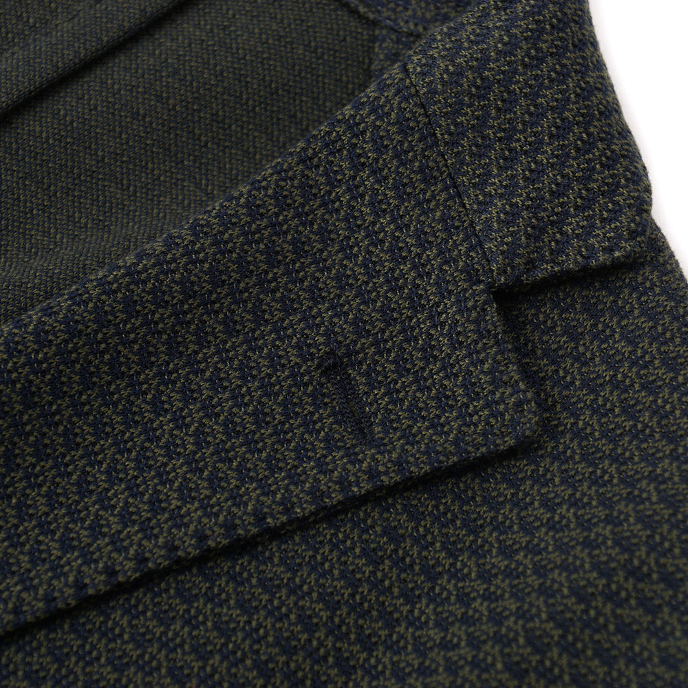 Boglioli Green and Navy Knit Cotton Sport Coat - Top Shelf Apparel